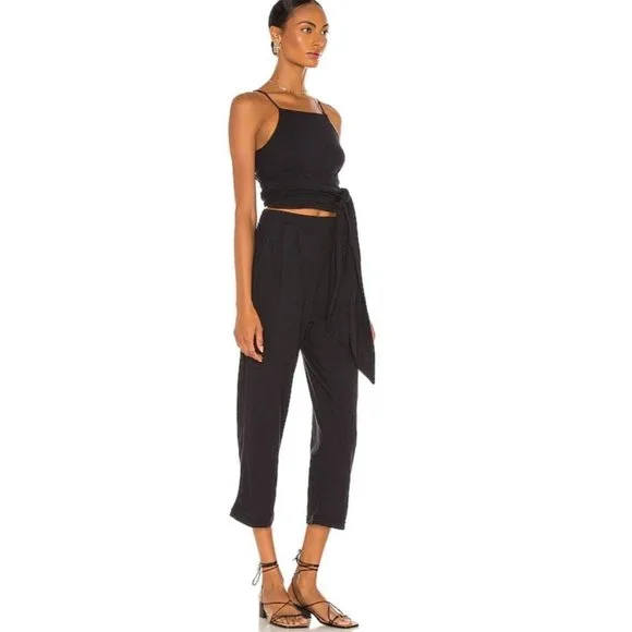 Free People Nikki Sleeveless Tank Top Black Women's Size S - Picture 3 of 8